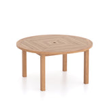 Luxor 150cm Round Teak Table 4cm Table Top (2 San Francisco Benches, 2 San Francisco Chairs) Cushions included.