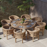 Teak Garden furniture Cover 180cm Set