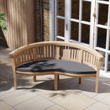 Teak garden bench