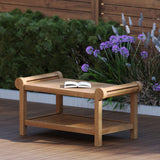 teak lutyens teak coffee table garden