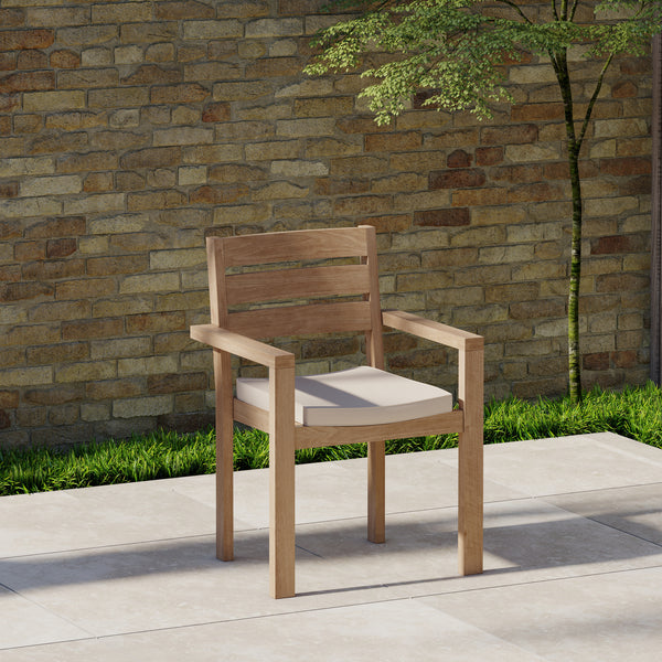 2 x Marlow Stacking Chairs with Cushions