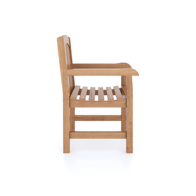 Warwick Teak Hardwood Armchair and Cushion.