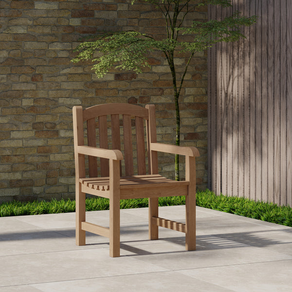 Warwick Teak Hardwood Armchair and Cushion.