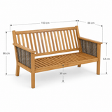 Portofino Teak Garden Sofa