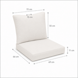 Portofino Teak Garden Lounge Chair