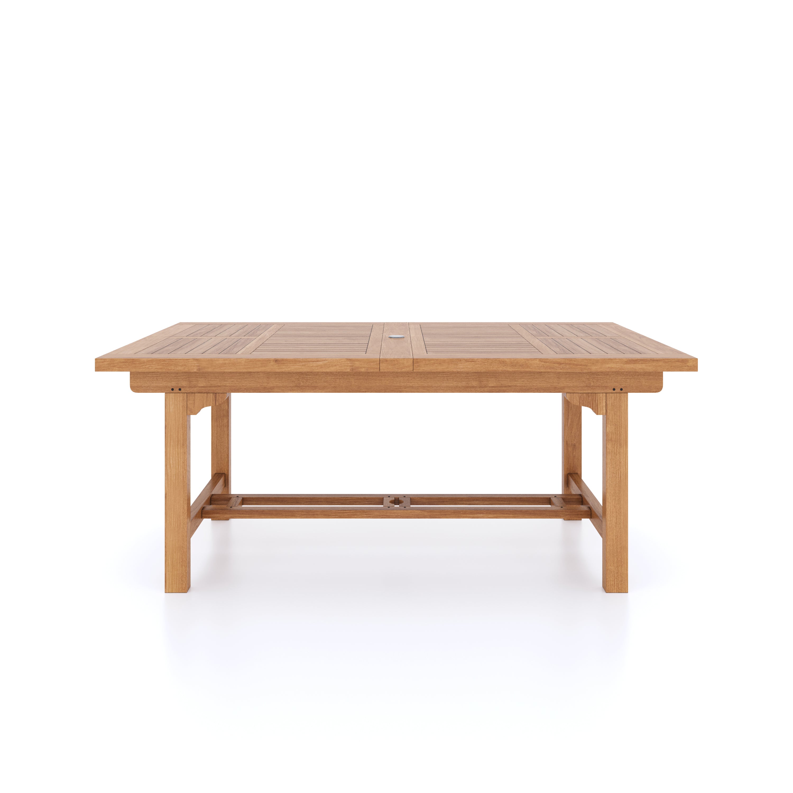 Teak Garden Furniture 180240cm Rectangle Extending Table, 4cm Top.