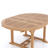 120cm to 170cm Round to Oval Extending Table