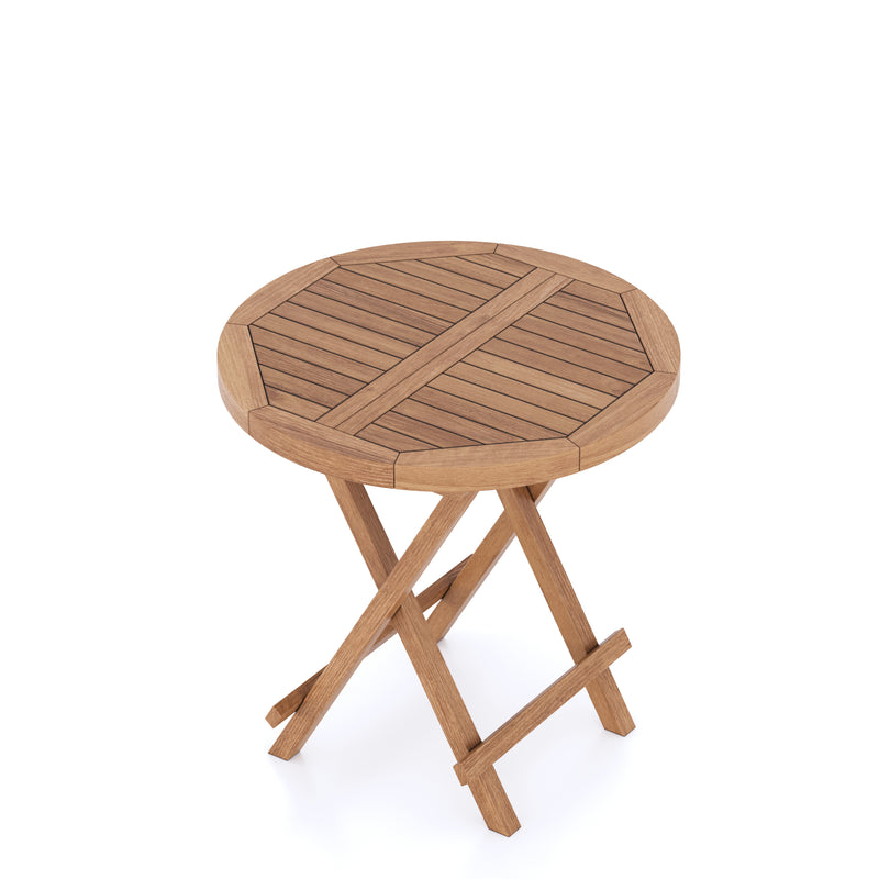 Teak Mini Folding Picnic Table 50cm x 50cm x 50cm