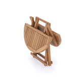 Teak Mini Folding Picnic Table 50cm x 50cm x 50cm
