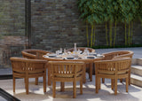 Luxor 150cm Maximus Round Table Table, 4cm Top (6 San Francisco Chairs) Cushions included.