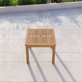 Teak Set 90cm Square Table 4cm Top with 4 Sydney Chairs, Free Cushions