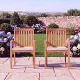 Henley Teak Garden Stacking Chairs