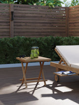 Teak Mini Folding Picnic Table 50cm x 50cm x 50cm
