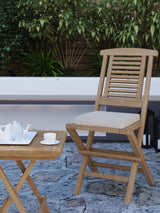 Teak Garden Furniture Hampton Folding Chair (Price for 1)