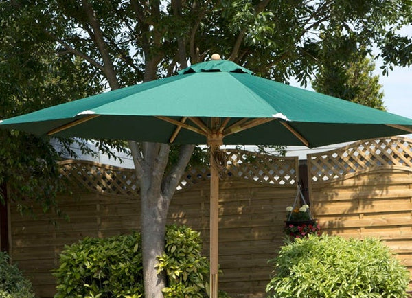 2.7m Solid Wood Parasol 48mm Pole.