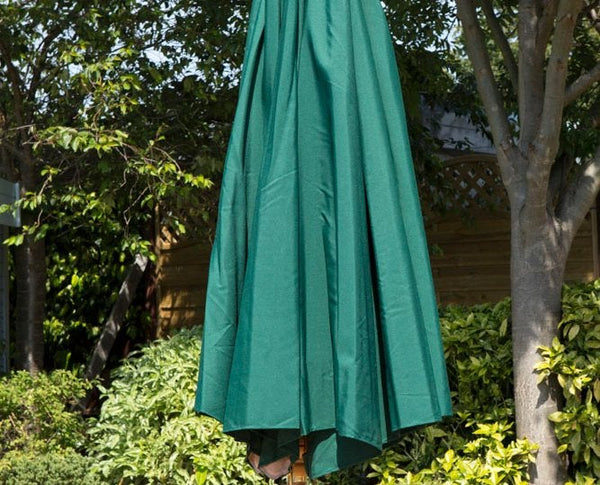 Standard 2.7m Solid Wood Parasol 45mm Pole - (Green)