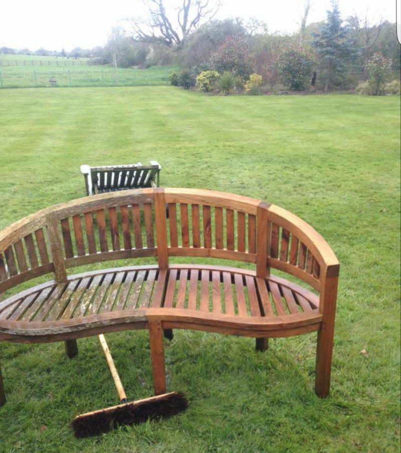 Teak Garden furniture restoration kit.